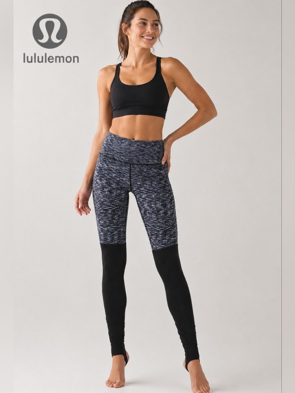 Lululemon Wunder Under Pant *Stirrup - Dramatic  High waisted Size:10